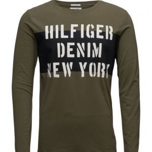 Hilfiger Denim Thdm Cn T-Shirt L/S 35 pitkähihainen t-paita