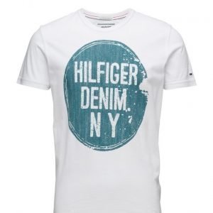 Hilfiger Denim Thdm Cn T-Shirt S/S 3b lyhythihainen t-paita