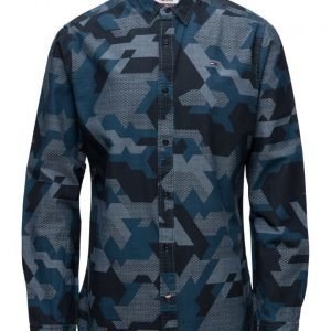 Hilfiger Denim Thdm Indigo Camo Shirt L/S 31