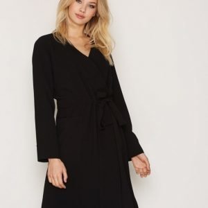 Hope Wrap Dress Loose Fit Mekko Black