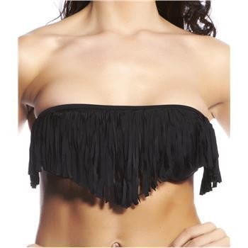 Hot Anatomy Sexy Fringed Bandeau Black