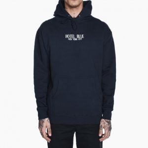 Hotel Blue Logo Hoodie