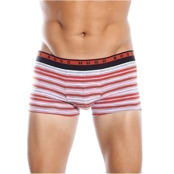 Hugo Boss Cotton Stretch Trunk Stripe Red