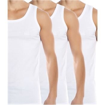 Hugo Boss Tanktops White 3 pakkaus