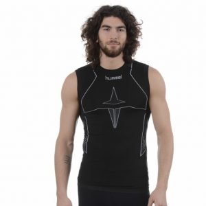 Hummel Hero Baselayer Sleeveless Treenitoppi Musta