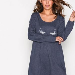 Hunkemöller Nightie With Lashes Yöpaita Melange