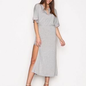 Hunkydory Billie Jersey Dress Maksimekko Light Grey Melange