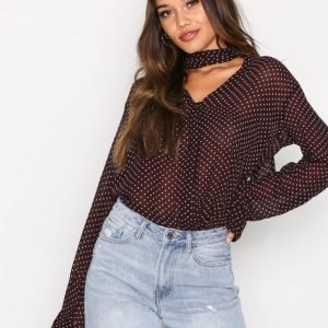 Hunkydory Elbert Blouse Juhlapaita Dark Burgundy