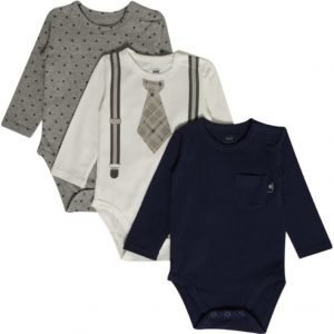 Hust & Claire Body 3-pack 1206 Light Grey