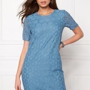 ICHI Bloom Dress Parisian Blue