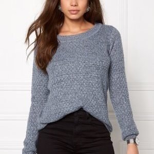 ICHI Olanda ls Knit Flint Stone Melange