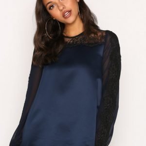 Ida Sjöstedt Melanie Blouse Juhlapaita Navy