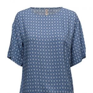 Imitz Blouse-Woven lyhythihainen pusero