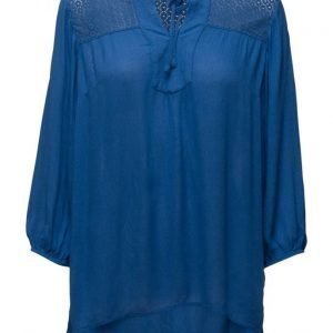 Imitz Blouse-Woven pitkähihainen pusero