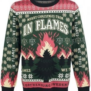 In Flames Holiday Sweater 2016 Neulepaita