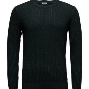 J. Lindeberg Simon Washed Braid pyöreäaukkoinen neule