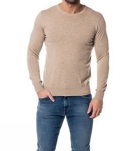 J.Lindeberg Mikael C-Neck Cotton Crepe Beige