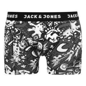 JACK&JONES Bokserishortsit Town Musta Kuvioitu