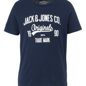 JACK&JONES T-paita Raffa Laivastonsininen