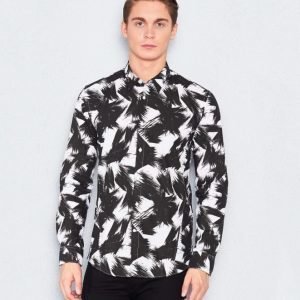 JUNK de LUXE Allover Print Shirt Black