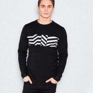 JUNK de LUXE Jaquard Pattern Jumper Black