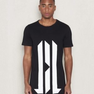 JUNK de LUXE Logoprint Skater Tee Black