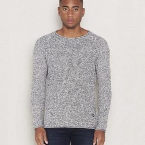 JUNK de LUXE Loose Raglanknit Jumper Grey Melange