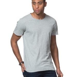 JUNK de LUXE Organic Rawedge Tee Grey Melange