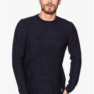 Jack & Jones Binder Crew Neck Knit Navy Blazer