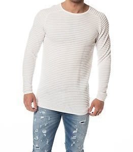 Jack & Jones Blake Knit Crew Neck Blanc de Blanc