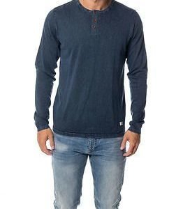 Jack & Jones Bray Knit Granddad Dark Denim