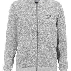 Jack & Jones Break Sweat Bomber Light Grey Melange