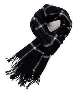 Jack & Jones Cash Check Woven Scarf Black