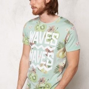 Jack & Jones Gilliam Tee ss Crew Neck Surf Spray