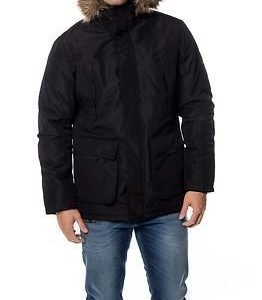 Jack & Jones Hollow Parka Jacket Black