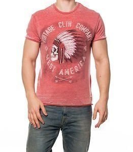 Jack & Jones Indian Scull Tee Tabasco