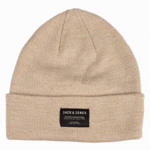 Jack & Jones Jacdna Basic Beanie Pipo Offwhite