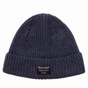 Jack & Jones Jacshort Beanie Pipo Tummansininen