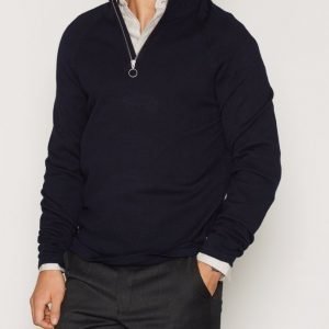 Jack & Jones Jcoamund Knit High Neck Neulepusero Tummansininen