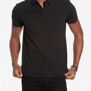 Jack & Jones Jcoatum Polo Ss Pikeepaita Musta