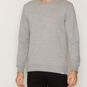 Jack & Jones Jcocalsone Sweat Crew Neck Pusero Vaaleanharmaa