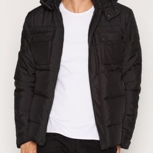 Jack & Jones Jcocam Puffer Jacket Takki Musta