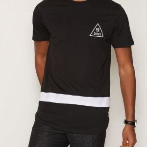 Jack & Jones Jcodog Tee Ss Crew Neck T-paita Musta