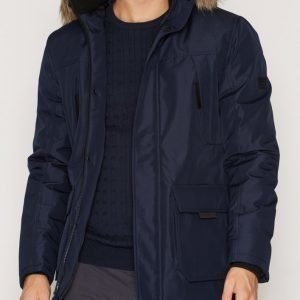 Jack & Jones Jcohollow Parka Jacket Parkatakki Tummansininen