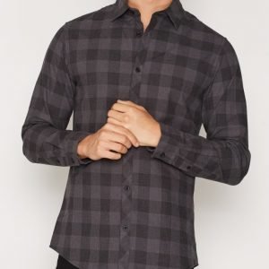 Jack & Jones Jcojames Shirt L/S no Pocket Noos Kauluspaita Musta