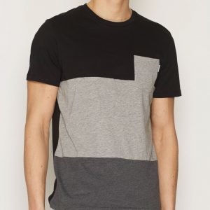 Jack & Jones Jcojohnny Tee Ss Crew Neck T-paita Musta