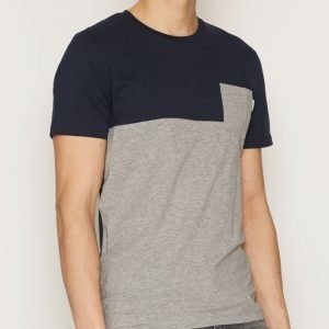 Jack & Jones Jcojohnny Tee Ss Crew Neck T-paita Tummansininen