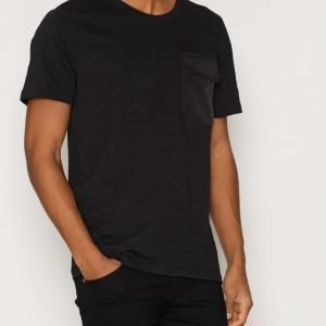 Jack & Jones Jcomule Tee Ss Crew Neck T-paita Musta