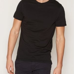 Jack & Jones Jcoreplica Tee Ss Crew Neck Noos T-paita Musta