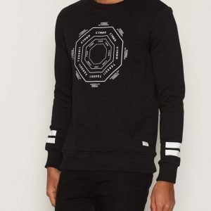 Jack & Jones Jcoronu Sweat Crew Neck Pusero Musta